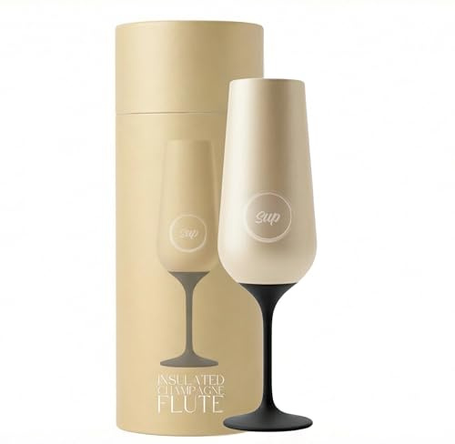 SUP Insulated Champagne Flute | 250ml Double Capacity Prosecco Glass
