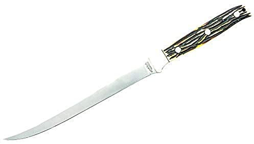 Uncle Henry TB-167UH 167UH Filetiermesser-Steel Head-Klingenlänge: 18,42 cm, Mehrfarbig