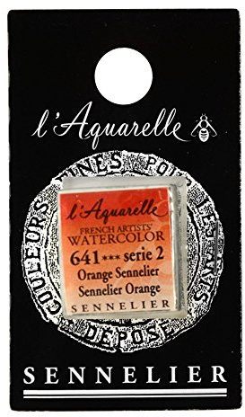 Sennelier Watercolour Half Pan S2 - Sennelier Orange (641)