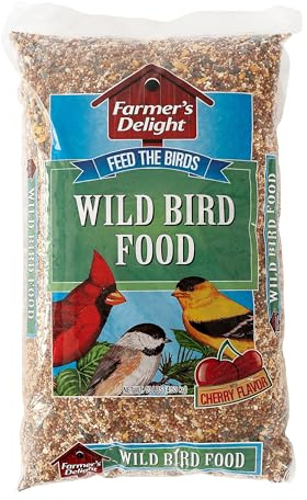 Wagner's 53002 Farmer's Delight Wild Bird Food with Cherry Flavor, 10-Pound Bag