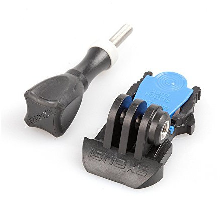 iSHOXS Fast Lock Slider | Snapmount kompakte Schnellspann-Schnalle mit Sicherungssystem für GoPro Hero 13 12 11 10 9 DJ Osmo Apexcam & mehr | Zubehör für Fahrradhalterung