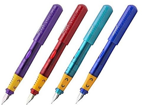 Pelikano Junior P68 Fountain Pen with Blue Ink Cartridge 6B05 / L Nib/Assorted Colours