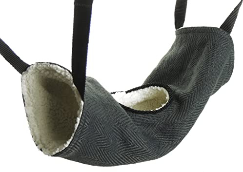 Little Friends Recycled Eco Tunnel Tube Rat Ferret Toy: Grey Weave