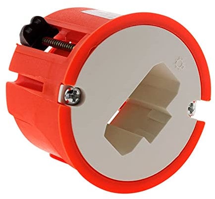 Zenitech Boîte DCL Applique Murs Creux placo Ø54mm - Rouge