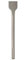 Diager - Burin plat héxagonal 28 x L. 360 mm queue TE-S avec 6 rainures - 355L28L0360 - Diager
