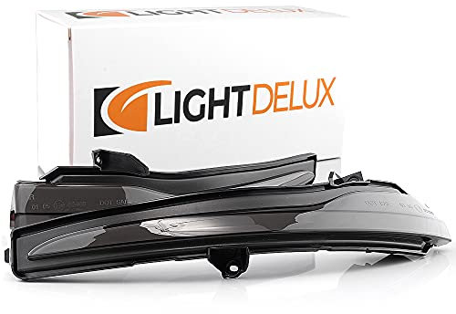 LIGHTDELUX Ersatz für LED Spiegelblinker Blinkleuchte Dynamisch Links Rechts Laufblinker mit Zulassung V-170222