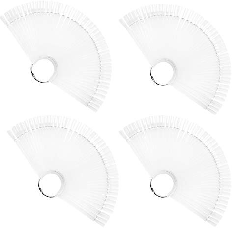 CS COSDDI 200pcs Stiletto Nagelspitzen Nagel Display Tips Nagelspitzen Fächer Display