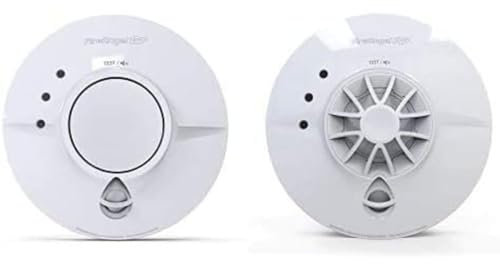 FireAngel Pro Connected Mains Powered Wireless Heat Alarm + Smoke Alarm Kit