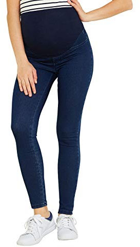VERTBAUDET Tregging de Grossesse sans Couture Effet Jean Denim Brut 38