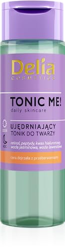 Delia Cosmetics - Tonic Me - Straffendes Tonic - Reife Haut mit Verfärbungen - Retinol, Panthenol, Hyaluronsäure - Reduziert Falten, Glättet, Beruhigt, Spendet Feuchtigkeit - Vegane Kosmetik - 200ml