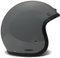 DMD Vintage Solid Crayon Grey Open Face Helm Jethelm Motorradhelm, S
