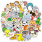 50 Stück Cartoon-Tier-Aufkleber, tierischer Aufkleber, Cute Animal Stickers,Vinyl Waterproof Stickers for Laptop,Wasserflaschen Fahrrad Roller Helm Notebook Kindergeburtstag