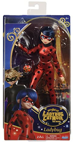 BANDAI – Miraculous Ladybug und Cat Noir – Puppe – Ladybug- Marinette – 26 cm große artikulierte Ankleidepuppe – P50014