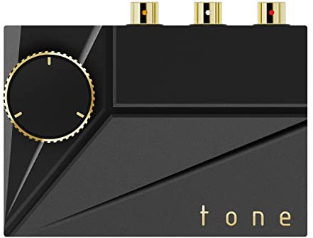 Khadas Digital bis Analog-Audio-Wandler-Tone2 DAC Hi-Fi Mini Desktop DAC mit ausgewogenem RCA, ES9038Q2M, DSD512 (nativ), PCM768, XMOS XU208, HI-RES-Audio DAC, S/PDIF-Eingang(black)