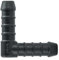 KafTon Hose Mender Pipe Elbow Connector Drip Irrigation Fitting Joiner Black (10mm - 3/8, 1)