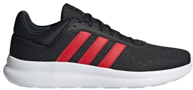 adidas Hombre Lite Racer 4.0 Shoes, Core Black/Better Scarlet/Better Scarlet, 40 EU