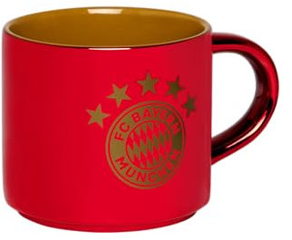 FC Bayern München Tasse 5 Sterne| Gold-Rot I 0,4l I Fußball