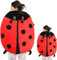 Big Bug Pillow Marienkäfer Kissen Zum Anziehen Niedliches Käfer Plüschkissen Große Größe Marienkäfer Wearable Ladybug Pillow (100cm/39.4inch)