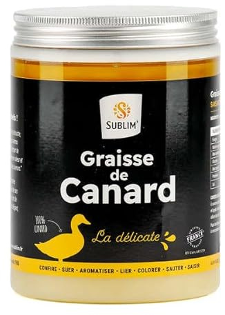 Graisse de canard Sublim' - La délicate - Pot de 850g