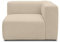 DOMO. collection Ecksessel Adrian, Modul-Sofa, Polsterecke, Modul-Couch, Einzel-Polsterelement, kombinierbar, Sitzecke, 108 x 108 x 69 cm (BxTxH), beige