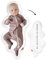 Mein Babykissen Personalisiertes Geburtskissen Fotokissen zur Geburt 1:1 Maßstab mit Gewicht | Mit Namen für Neugeborene | Erinnerungen in Originalgröße Jungen Mädchen | Geschenk zur Taufe