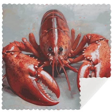 GFLFMXZW Hummer-Geschirrtücher, wiederverwendbar, weich, saugfähig, waschbar, schnell trocknend, Geschirrtücher zum Waschen von Geschirr, Reinigungstücher, 30,5 x 30,5 cm