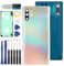 YHX-US Battery Back Cover Replacement for Samsung Galaxy Note 10 Plus 5G Rear Cover Housing Door with 1 SIM Card Tray + Repair Tool Kits (Color: Aura Glow)