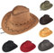 Cowboyhut Lederoptik – Faschingshut für Karneval & Western-Partys – Unisex, Einheitsgröße – Perfekt für Damen & Herren Geschenk