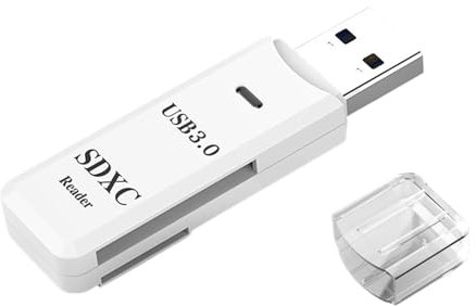 Lettore di schede USB 3.0 S-D, lettore di schede di memoria, adattatore per schede ad alta velocità da 5 Gbps, visualizzatore portatile per fotocamera, lettore di schede a 2 slot per PC, laptop,