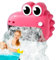 NevPuose Badewanne Bubble Machine, Bubble Machine für Badewanne, Badezettel niedlich Krokodilspielzeug, Babybad Duschspielzeug, Tierblasenhersteller Gebläse für, Mädchen