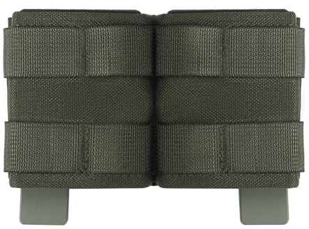 Taktische Magazintasche, 1000D Nylon Molle Magazinhalter Tasche mit Schnellverschlusseinsatz, Wasserdichter Militär Mag Pouch Magazin Holster für die Jagd Im Freien, 9mm/5,56
