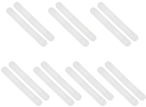 PATIKIL Brillen Ohrpolster 7 Paar Silikon Brillen Ohrhaken Anti-Rutsch Brillen Bügelenden Hülse Nasenpolster Für 3-10mm Brillen Komfort Sport Clear
