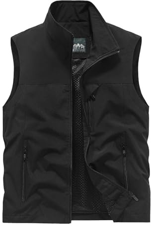 Chaleco sin mangas para hombre, ropa exterior, verano, exterior, chaleco, viajes, fotografía, trabajo, pesca, chaleco cargo con bolsillos, elegante y sexy