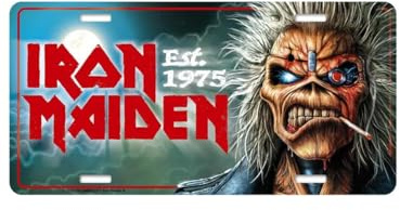 Iron Maiden Est 1975 American Style Number Plate