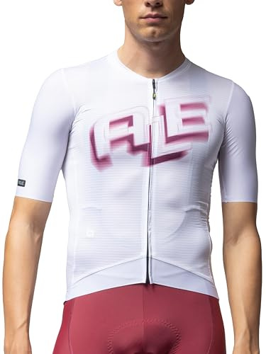Alé Cycling Sauvage 2.0 Kurzarm-Radtrikot für Herren, Mikro-Aero- und Rap-Dry-Carbon-Gewebe, zweite Haut, S-Stability System, lasergeschnittene Ärmel, leicht und atmungsaktiv