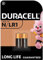 Duracell Batterie Specialistiche alcaline N da 1,5V (confezione da 2) (E90 / LR1), adatte all'uso in torce, calcolatrici e fanali per biciclette