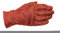 Racer CITY Special Edition Damen Motorradhandschuh Touring Leder - rot Größe M
