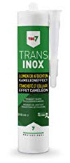 TRANS7 INOX Kartusche 310 ml, transparent/inox