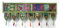 ICC Volants für Fenster Toran Baumwolle Vintage Patchwork Türbehang Volant Fenster handbestickt Bohemian-Dekoration Wohnzimmer Wand Schlafzimmer Wohnzimmer Zuhause handgefertigt grün 106 cm