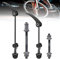 KLYNGTSK 1 Paar Fahrrad Hohlwelle Schnellspanner Fahrrad Achse Set Fahrradspieße 190mm/150mm Hinterrad Hohlachse Fahrrad Vorderradachse Fahrradnabe Set für Rennrad, Mountainbike, MTB, BMX
