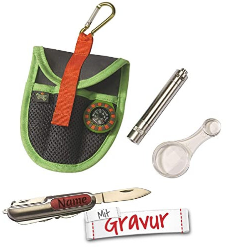LALALO HABA Terra Kids Taschenmesser Japansäge Taschensäge Forscherset (Forschertasche)