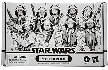 Star Wars Hasbro The Vintage Collection Rebellenflotte Trooper, 9,5 cm große Entertainment Figuren, Kids ab 4 Jahren, F5320FF1, Multi