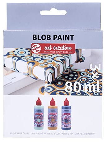 TALENS ART CREATION Blob Paint set Mint | 3 x 80 ml