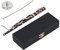 Fagott Instrument Modell, Miniatur-Fagott-Nachbildung mit Ständer und Fall Mini-Musik Instrument Modell Puppenhaus Modell Mini Fagott Haus Ornament
