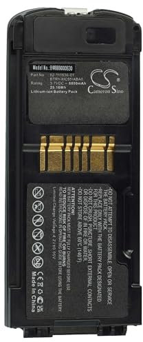 vhbw Batería reemplaza Symbol 82-111636-01, BTRY-MC95IABA0 para escáner códigos de Barra, TPV (6800 mAh, 3,7 V, Li-Ion)