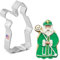 Keksausstecher Heiliger Nikolaus, St. Martin, Weihnachtsmann, 10,2 cm Ausstechform von Ann Clark USA