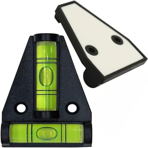 Mini-Wasserwaage, T-förmig, klein, 2-Wege-Mini-Wasserwaage, für Wohnmobile, Wohnmobile, Anhänger, Bau, CNC-Maschinen, Wasserwaagen, 1 Stück