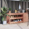ZEYUAN Outdoor-Küchenschrank 106x55x64 cm Massivholz Douglasie, Outdoor Küche, Grilltisch, Pflanztisch, Outdoor Schrank, Outdoorküche, Sideboard Küche - 832336