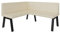 FURNISTAR Eckbank Akiko Metal A - Eckbankgruppe für Ihrem Esszimmer, Küche modern, Sitzecke, Essecke. Perfekt für Küche, Büro und Rezeption. Solide und Starke Verarbeitung. (142x168-Links-Soft18)