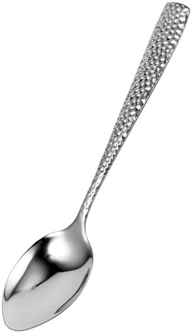 JECOMPRIS Löffel zum Servieren von Speisen Puddinglöffel Teelöffel langer Griff Essgeschirr Besteck Suppenlöffel Eistee-Löffel Nachtisch Kaffeelöffel langer Löffel Messer und Esslöffel
